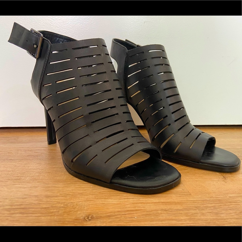 Vince Camuto Kayjay Cage Heels in Black
